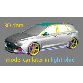 HYUNDAI I30N 2021 BLEU CLAIR