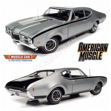 OLDSMOBILE HURST 2 PORTES 1968 "MCACN" ARGENT