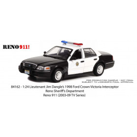 FORD CROWN VICTORIA INTERCEPTOR 1998 "RENO 911 (2003-2009) - LIEUT. JIM DANGLE - RENO SHERIFF DEP."