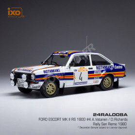 FORD ESCORT MKII RS 1800 8 MIKKOLA/HERTZ RALLYE SAN REMO 1980