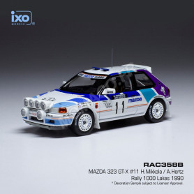 MAZDA 323 GTX 11 MIKKOLA/HERTZ RALLYE 1000 LACS 1990