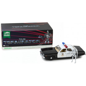 DODGE MONACO METROPOLITAN POLICE 1977 "TERMINATOR (1984)" AVEC FIGURINE T-800 ENDOSKELETON
