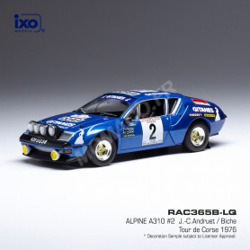 RENAULT ALPINE A310 2 ANDRUET/BICHE TOUR DE CORSE 1976