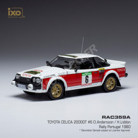 TOYOTA CELICA 2000 GT (RA40) 6 ANDERSSON/LIDDON RALLYE PORTUGAL 1980