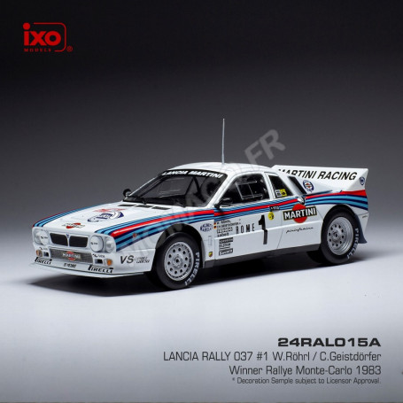 LANCIA RALLY 037 1 RÖHRL/GEISTDÖRFER EQUIPE MARTINI RALLYE MONTE CARLO 1983