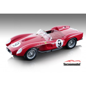 FERRARI 250 TR CHASSIS 0704 9 GENDEBIEN/TRINTIGNANT ECURIE FERRARI 24 HEURES DU MANS 1957