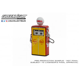 POMPE A ESSENCE DOUBLE TOKHEIM 350 TWIN 1954 "SHELL OIL"