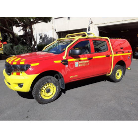 FORD RANGER DOUBLE CABINE BMPM CHEF DE GROUPE JANTES JAUNES
