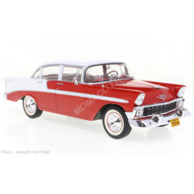 CHEVROLET BELL AIR 4 PORTES SEDAN 1956 ROUGE/BLANC