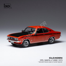 OPEL MANTA A TURBO 1973 ROUGE/NOIR