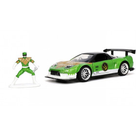 HONDA NXS TYPE-R JAPAN SPEC 2002 "POWER RANGER VERT" AVEC FIGURINE POWER RANGER VERT