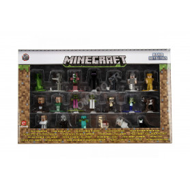 20 FIGURINES NANO-METALFIGS "MINECRAFT" - COFFRET N°1