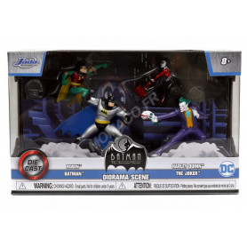 NANO SCENE AVEC NANO-METALFIGS "BATMAN - THE ANIMATED SERIES - DIORAMA SCENE"
