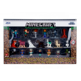 20 FIGURINES NANO-METALFIGS "MINECRAFT" - COFFRET N°3