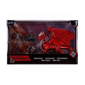 5 FIGURINES NANO-METALFIGS "DONJONS ET DRAGONS" - COFFRET N°2 DELUXE
