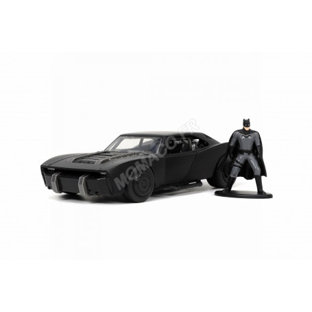 BATMOBILE 2022 "THE BATMAN" AVEC FIGURINE BATMAN