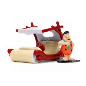THE FLINTMOBILE AVEC FIGURINE FRED FLINTSTONE
