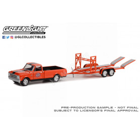 CHEVROLET C-10 "STP" 1968 AVEC REMORQUE BACHE