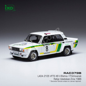 LADA 2105 VFTS 8 BLAHNA/SCHOVANEK RALLYE VALASSKAA ZIMA 1986 (EPUISE)