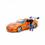 TOYOTA SUPRA 1995 "FAST AND FURIOUS" AVEC FIGURINE BRIAN (METAL KIT)