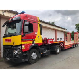 RENAULT T460 SEMI-REMORQUE PORTE-ENGIN "SECURITE CIVILE"- EXCLUSIVITE MOMACO