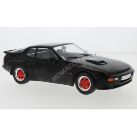 PORSCHE 924 CARRERA GT 1981 NOIR AVEC JANTES ROUGES
