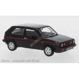 VOLKSWAGEN GOLF II GTI 1984 NOIR METALLISE/ROUGE