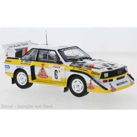 AUDI SPORT QUATTRO S1 6 MIKKOLA/HERTZ RALLYE WM MONTE CARLO 1986