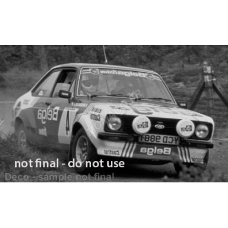 FORD ESCORT MKII RS1800 3 DROOGMANS/JOOSTEN RALLYE HASPENGOUW 1981