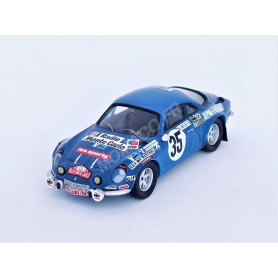 RENAULT ALPINE A110 35 JEAN-MARIE JACQUEMIN/DOROTHEE JACQUEMIN-LEBEAU RALLYE MONTE CARLO 1972