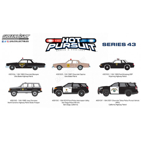 COFFRET 6 HOT PURSUIT - SERIES 43