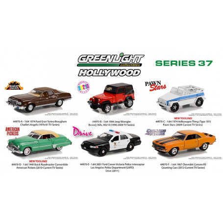 COFFRET 6 SERIES D'HOLLYWOOD - SERIES 37
