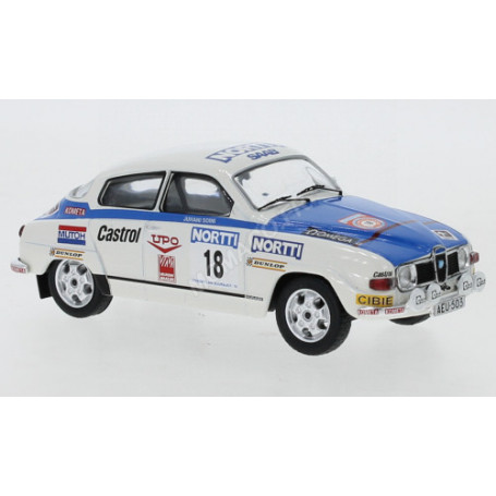 SAAB 96 V4 18 VILKAS/SOINI RALLYE DES 1000 LACS 1976