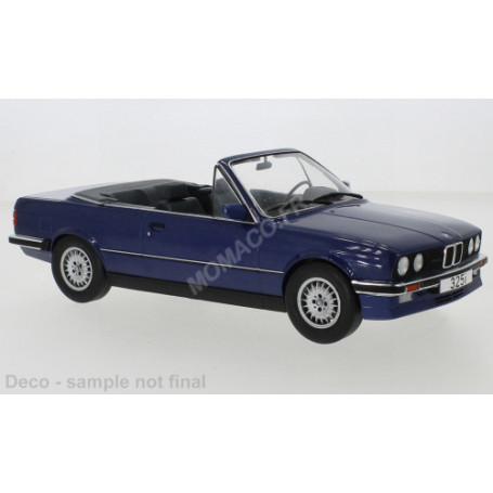 BMW 325I (E30) CABRIOLET 1985 BLEU METALLISE