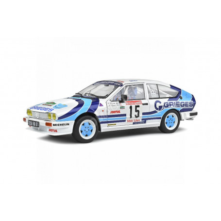 ALFA ROMEO GTV6 15 C.RIGOLLET/M.BATHELOT RALLYE DES GARRIGUES 1986
