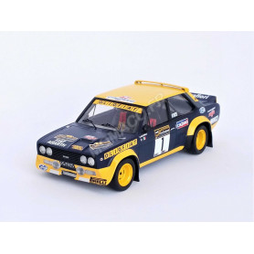 FIAT 131 ABARTH ACCIDENTEE 1 FULVIO BACCHELLI/FRANCESCO ROSSETTI RALLYE DE NOUVELLE ZELANDE 1977