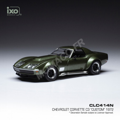 CHEVROLET CORVETTE (C3) 1972 VERT METALLISE