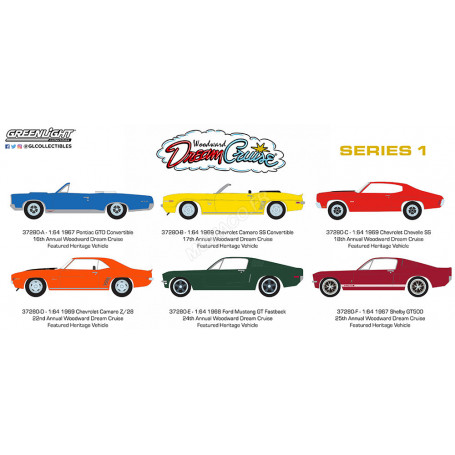COFFRET 6 SERIES WOODWARD DREAM CRUISE - SERIES 01
