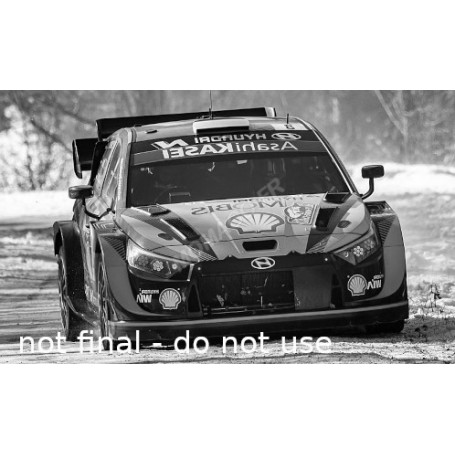 HYUNDAI I20 RALLY1 8 TANAK/JARVEOJA RALLYE MONTE CARLO 2022
