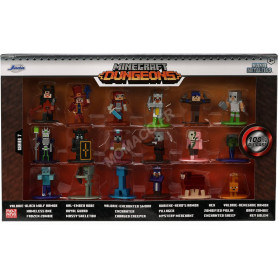20 FIGURINES NANO-METALFIGS "MINECRAFT DONJONS" - COFFRET N°7
