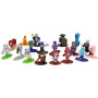20 FIGURINES NANO-METALFIGS "MINECRAFT DONJONS" - COFFRET N°7