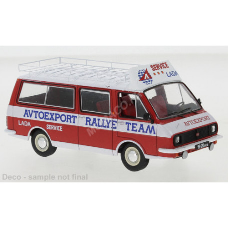 RAF 2203 SERVICE ASSISTANCE AVEC BARRE DE TOIT ET ROUES AVTOEXPORT RALLYE TEAM