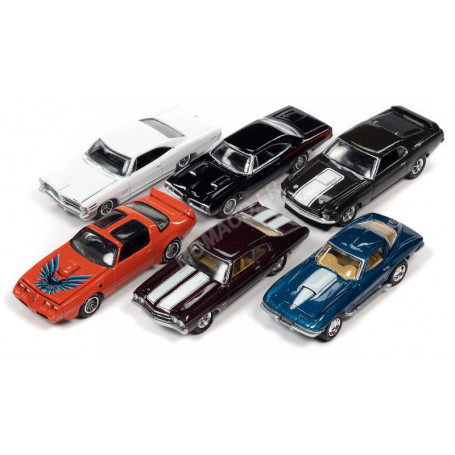 COFFRET DE 6 PIECES : MUSCLE CARS 2022 - SERIE N°1 - VERSION A