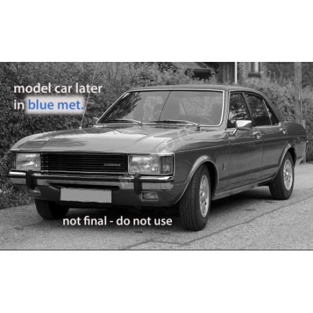 FORD GRANADA MKI 1975 BLEU METALLISE/NOIR MAT