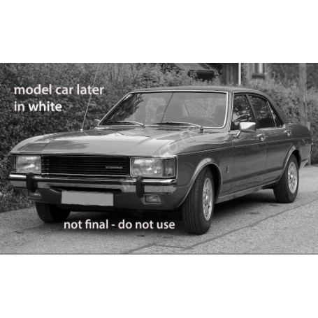 FORD GRANADA MKI 1975 BLANC/NOIR MAT