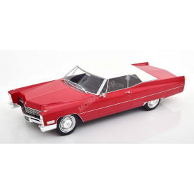 CADILLAC DEVILLE SOFT TOP 1967 ROUGE