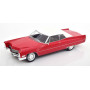 CADILLAC DEVILLE SOFT TOP 1967 ROUGE