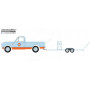 CHEVROLET C-10 "GULF" 1968 AVEC REMORQUE PLATEAU
