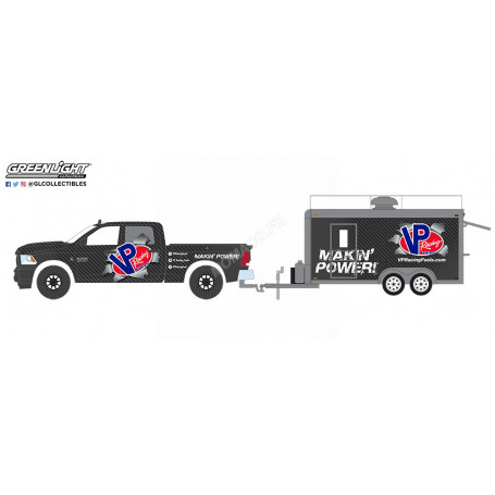 DODGE RAM 2500 "VP - RACING FUELS - MAKIN POWER !" AVEC REMORQUE DE MARCHANDISE
