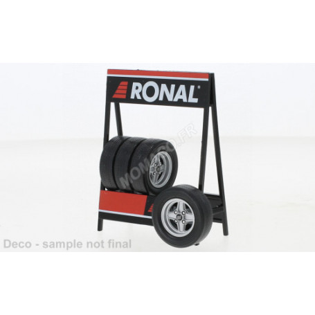 SET DE 4 PNEUS RONAL X SILVER PACK